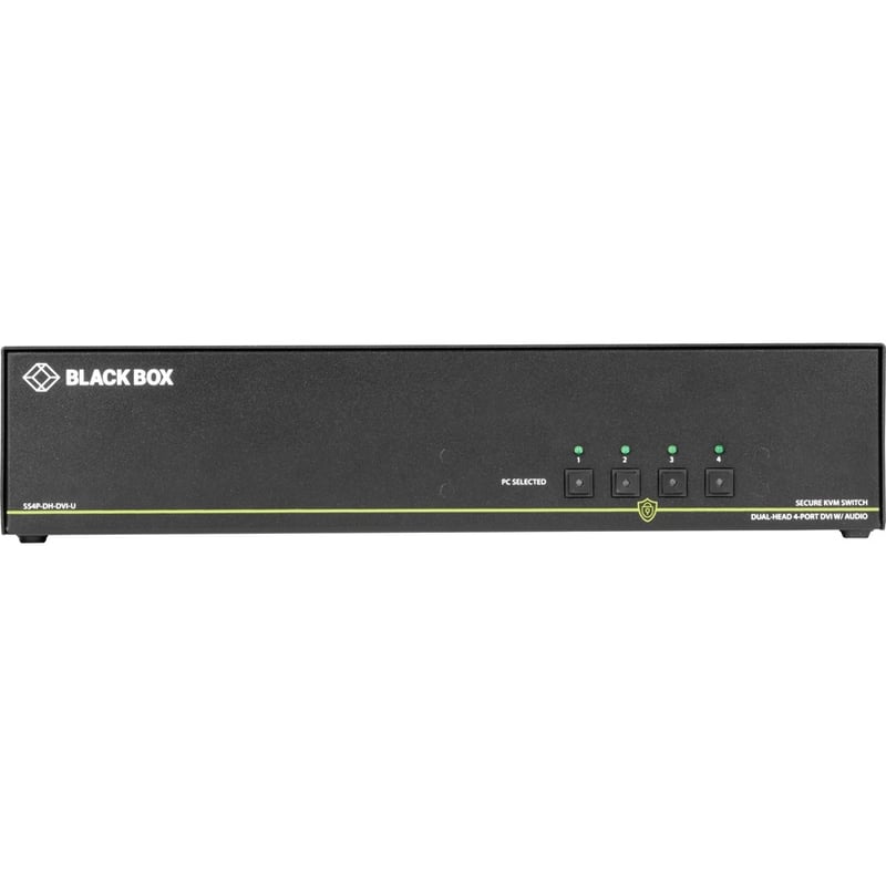 Black Box NIAP 3.0 Secure 4-Port Dual-Head DVI-I KVM Switch - Thumbnail 2