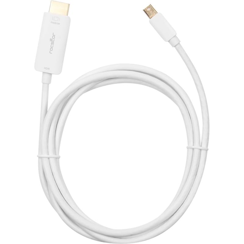 Rocstor Premium Mini DisplayPort to HDMI Cable M/M - 60Hz - Thumbnail 1