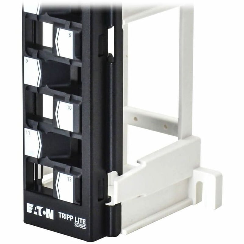 Eaton Tripp Lite Series 12-Port Wall-Mount Patch Panel for UTP Keystone Jacks, Offset Ports, TAA - Thumbnail 5