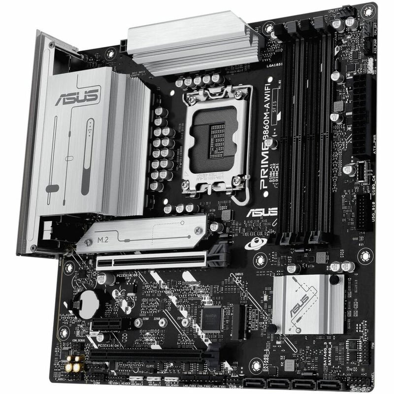 Asus Prime B860M-A WIFI-CSM Desktop Motherboard - Intel B860 Chipset - Socket LGA-1851 - Micro ATX - Thumbnail 4