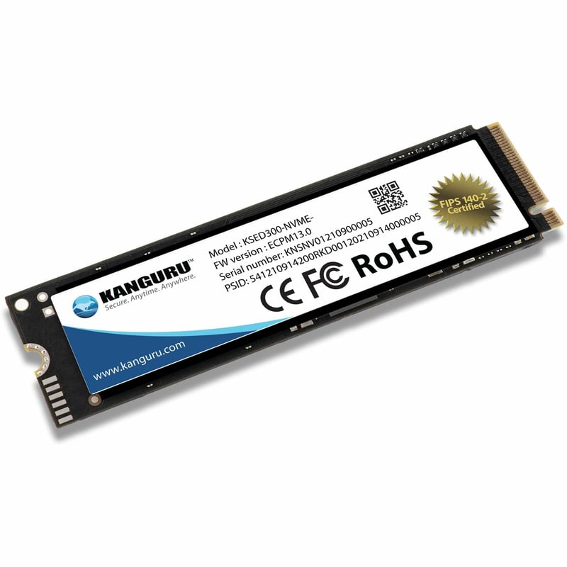 Kanguru Defender Opal SED300 KSED300-NVME-Series 1 TB Solid State Drive - M.2 2280 Internal - PCI Express NVMe (PCI Express NVMe 3.0 x4) - TAA Compliant