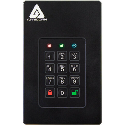 Apricorn Aegis Fortress 512 GB Solid State Drive - External - Thumbnail 2