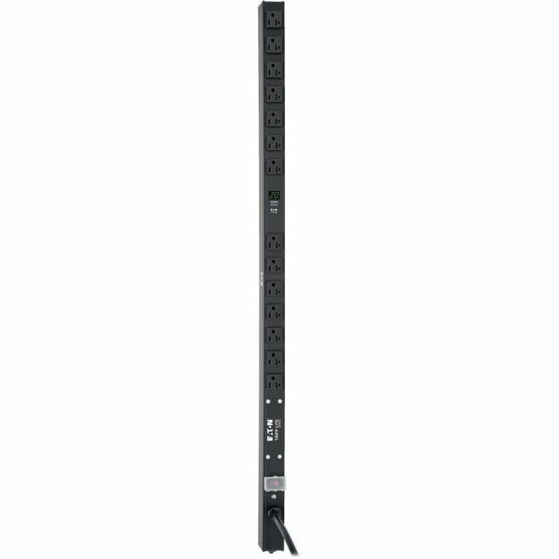 Tripp Lite by Eaton PDU 2kW Single-Phase Local Metered PDU 100-127V Outlets (14 5-15/20R) L5-20P/5-20P adapter 0U Vertical 36 in. Height - Thumbnail 2