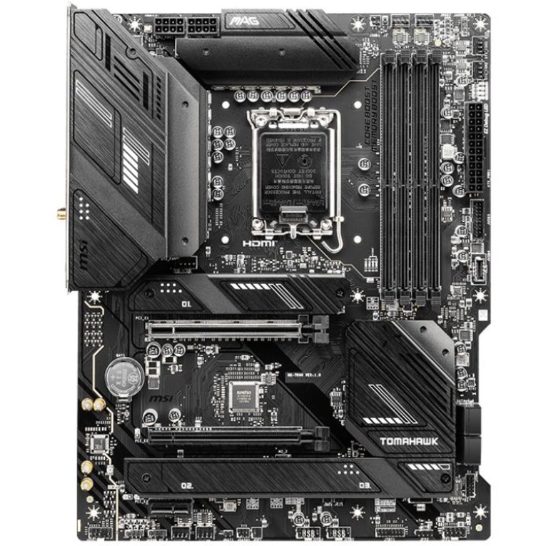 MSI MAG B760 TOMAHAWK WIFI DDR4 Gaming Desktop Motherboard - Intel B760 Chipset - Socket LGA-1700 - ATX - Thumbnail 2