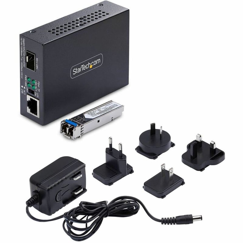 GIGABIT SM LC MEDIA CONVERTER 20 KM (12.4 MI) 10/100/1000 MBPS - Thumbnail 3