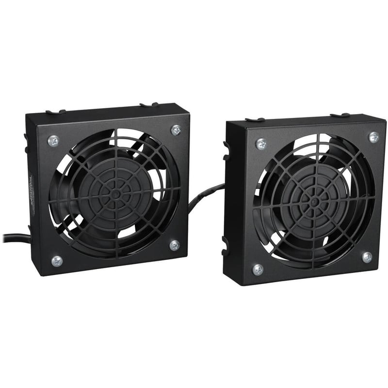 Tripp Lite by Eaton SmartRack Wall-Mount Roof Fan Kit - 2-120V high-performance fans; 210 CFM; 5-15P plug - Thumbnail 1
