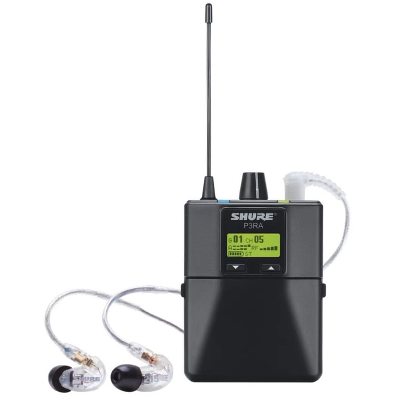 Shure P3RA Premium Wireless Bodypack Receiver - Thumbnail 5