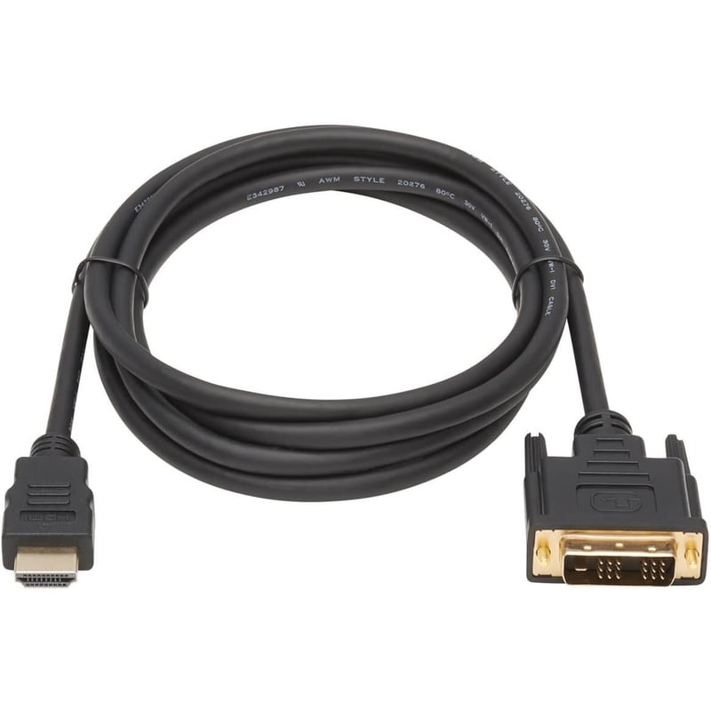 Eaton Tripp Lite Series HDMI to DVI Adapter Cable (HDMI to DVI-D M/M), 6 ft. (1.8 m) - Thumbnail 2