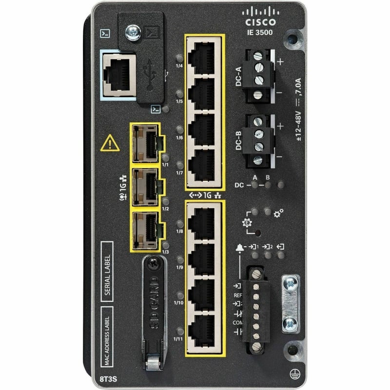 CISCO IE3500 W/ 8 GE COPPER 3 10G SFP MODULAR NE - Thumbnail 1