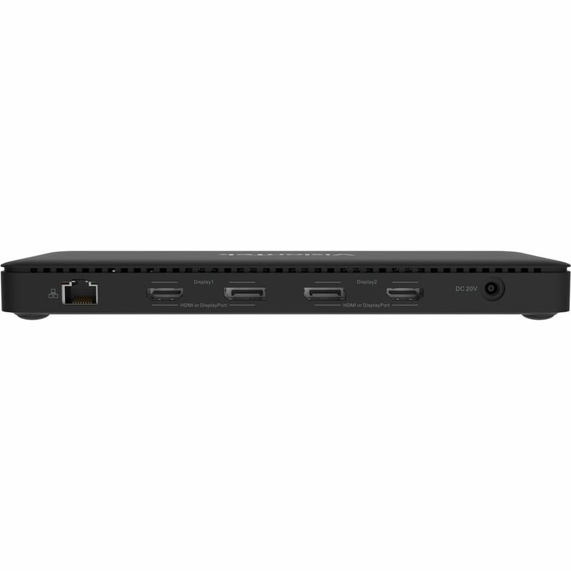 VT4600DL DUAL 4K DOCK 100W USB-C/A 100W PD HDMI DP GBE - Thumbnail 4