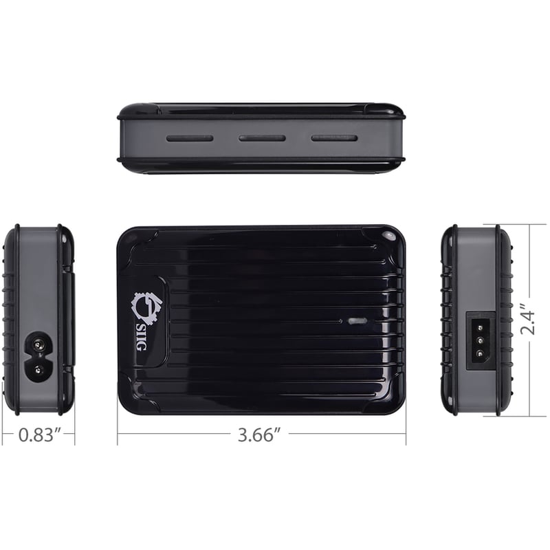 SIIG Ultra-Compact Universal Laptop Power Adapter - 65W - Thumbnail 3