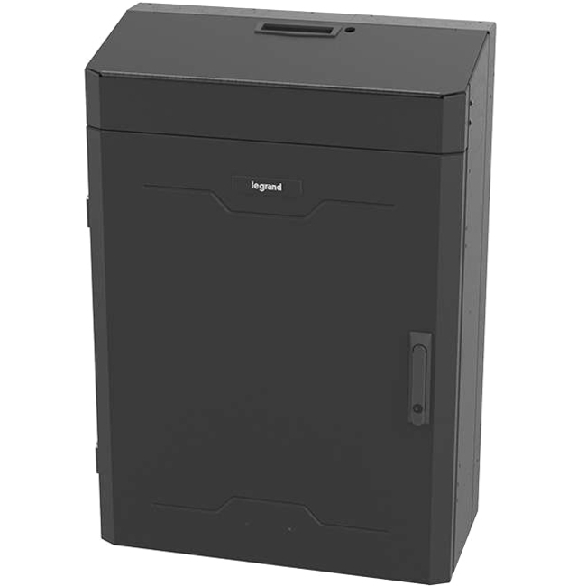 C2G 4RU Vertical Wall-Mount Cabinet with Split Door - 42in Height TAA - Thumbnail 1