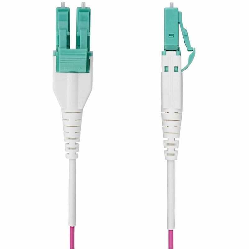 OM4 LC/LC MULTIMODE FIBER CABLE UNIBOOT/OFNR RISER/100G - 50/125 - Thumbnail 2