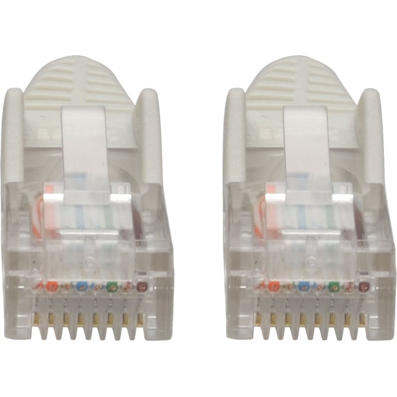 Eaton Tripp Lite Series Cat5e 350 MHz Snagless Molded (UTP) Ethernet Cable (RJ45 M/M), PoE - White, 5 ft. (1.52 m) - Thumbnail 2