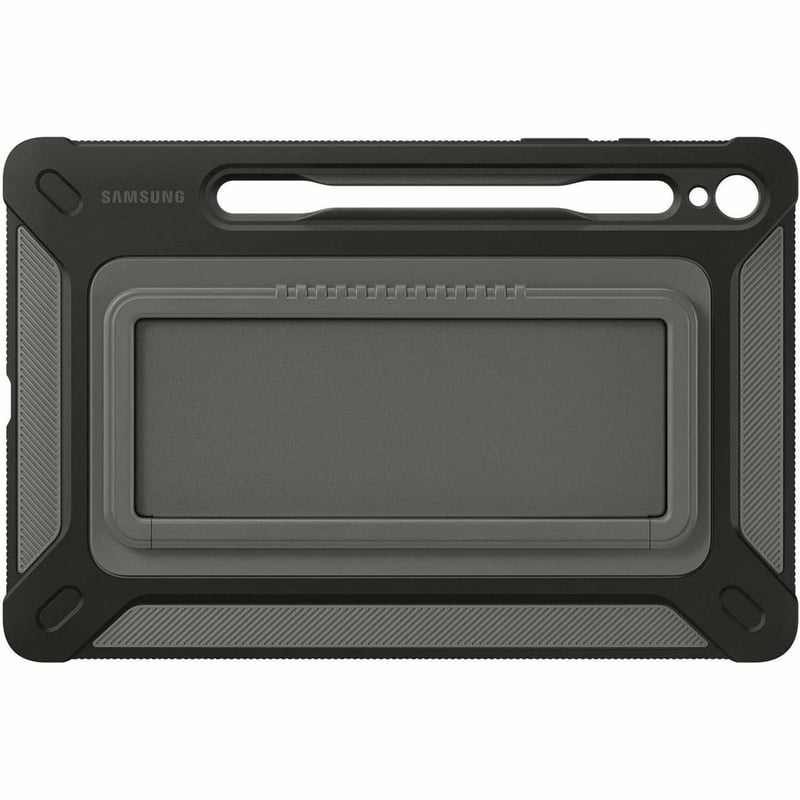 Samsung Rugged Carrying Case for 11" Samsung Galaxy Tab S9 Tablet, Stylus - Black - Thumbnail 1