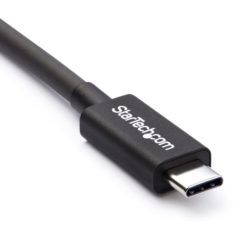 StarTech.com 2m (6.6ft) Thunderbolt 3 Cable, 20Gbps, 100W PD, 4K Video, Thunderbolt-Certified, Compatible w/ TB4/USB 3.2/DisplayPort - Thumbnail 2