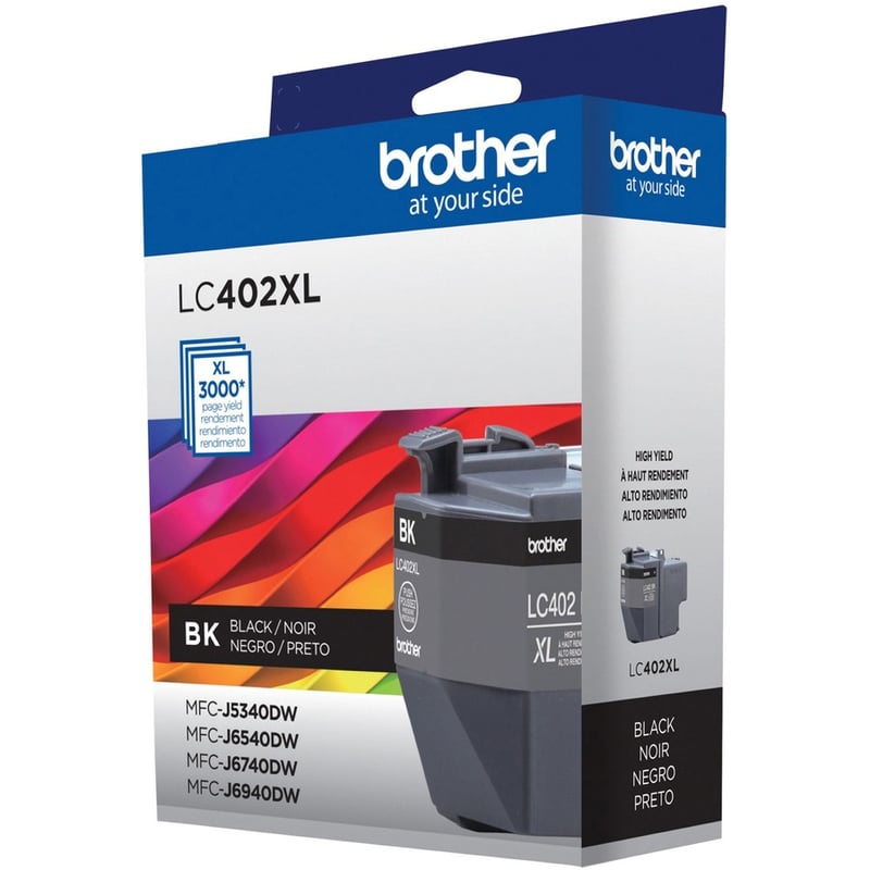 Brother LC402XLBKS Original High Yield Inkjet Ink Cartridge - Black Pack - Thumbnail 3