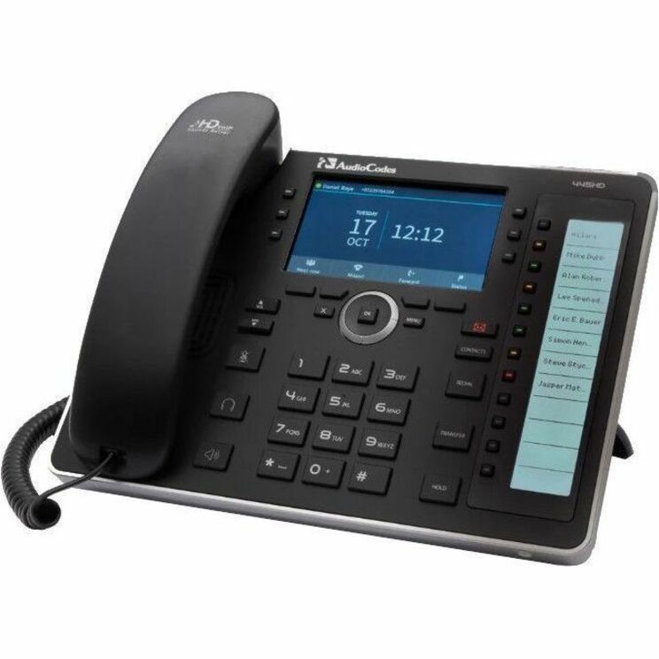 AudioCodes IP Phone - Cordless - Cordless - Bluetooth - Black - Thumbnail 2