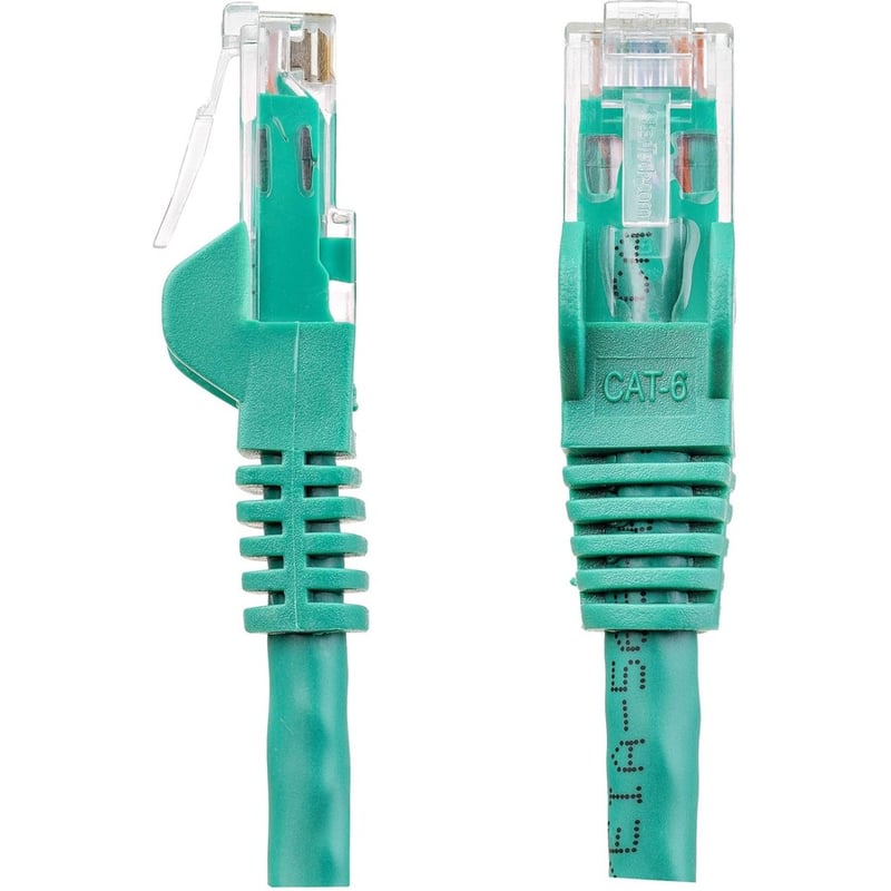 StarTech.com 6ft CAT6 Ethernet Cable - Green Snagless Gigabit - 100W PoE UTP 650MHz Category 6 Patch Cord UL Certified Wiring/TIA - Thumbnail 3