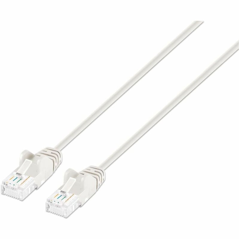 CAT6A U/UTP SLIM NETWORK PATCH CABLE, 3 FT., WHITE - Thumbnail 1