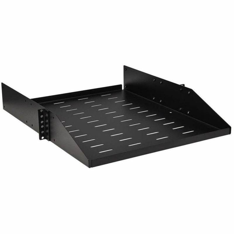 Tripp Lite by Eaton SmartRack Universal-Mount Steel Rack Shelf - 2U, Vented, 21.7 in. Deep, Holds up to 100 lb. (45 kg) - Thumbnail 1