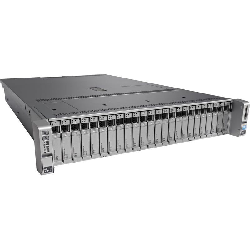 Cisco C240 M4 2U Rack Server - 2 Xeon E5-2650 v3 2.30 GHz - 16 GB RAM - 12Gb/s SAS, Serial Attached SCSI (SAS), Serial ATA Controller - Thumbnail 1