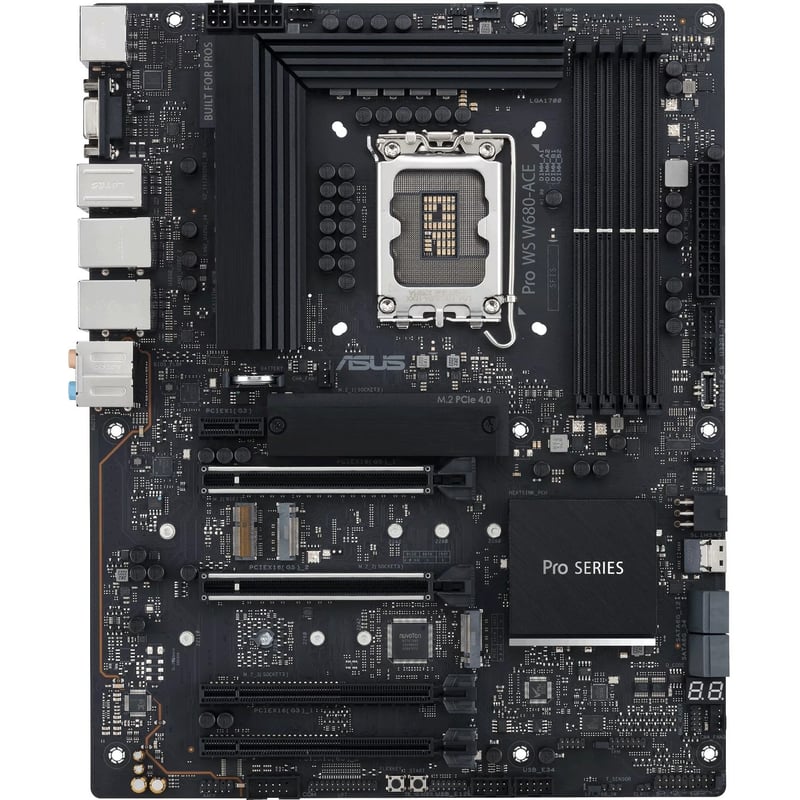 Asus Pro WS W680-ACE Workstation Motherboard - Intel W680 Chipset - Socket LGA-1700 - Intel Optane Memory Ready - ATX - Thumbnail 1