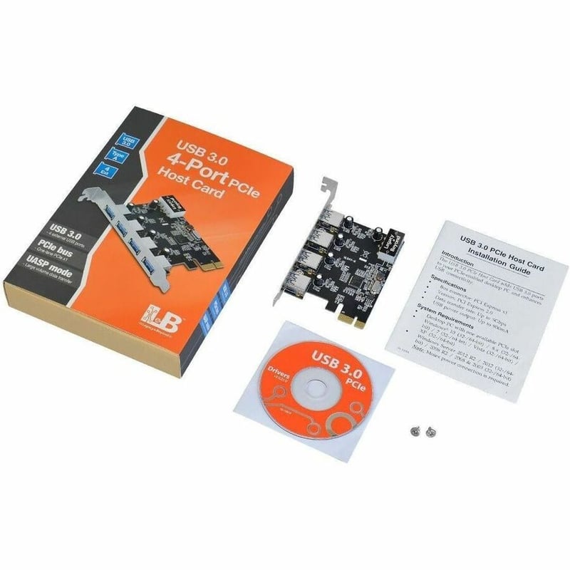 SIIG USB 3.0 4-PORT (EXT) PCIE HOST CARD (LB-US0114-S1) - Thumbnail 5