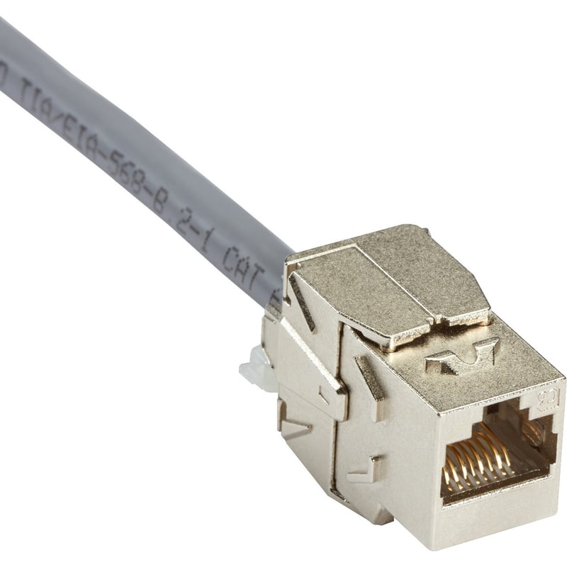 Black Box CAT6 Shielded Keystone Jack w/ Universal Wiring - Thumbnail 1