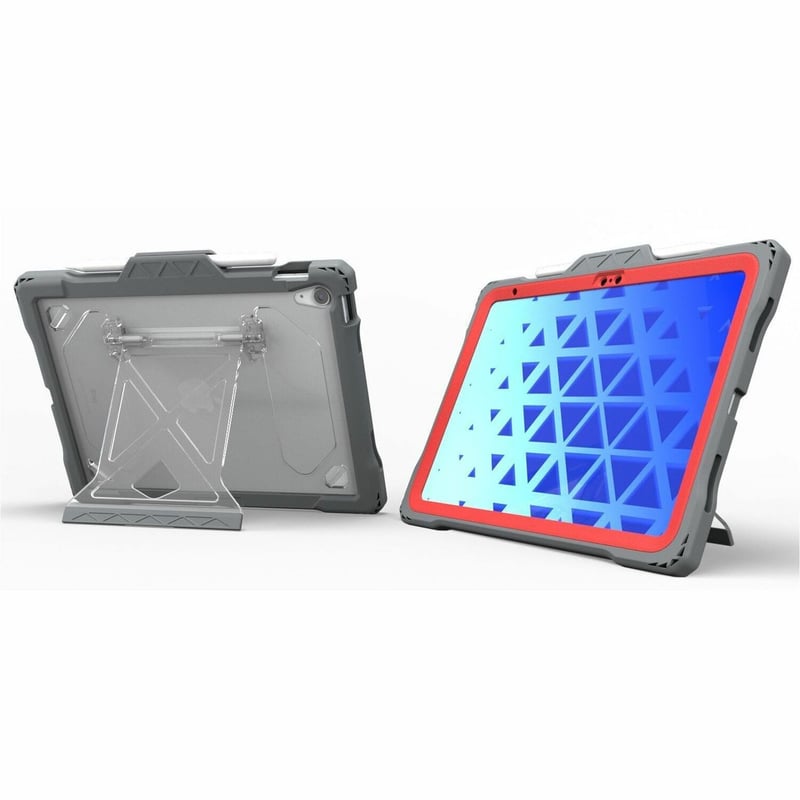 SHIELD EXTREME-X2 FOR IPAD 10 10.9 (2022) (RED BEZEL-GRAY CASE) - Thumbnail 1