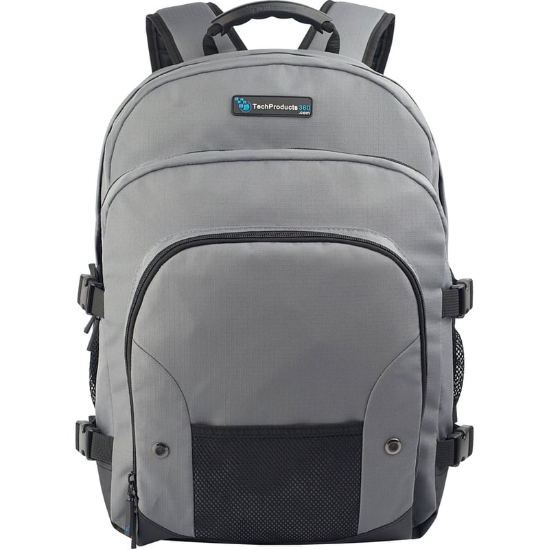 TechProducts360 Tech Pack Carrying Case Notebook - Gray - Thumbnail 2