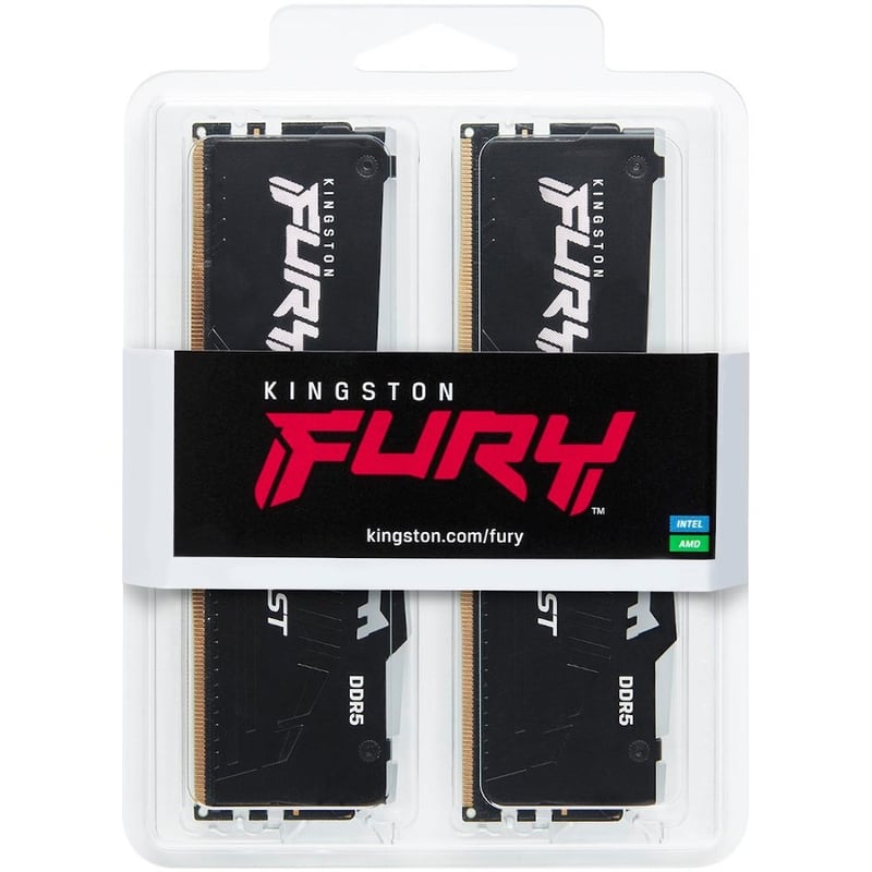 Kingston FURY Beast 16GB (2 x 8GB) DDR5 SDRAM Memory Kit - Thumbnail 2