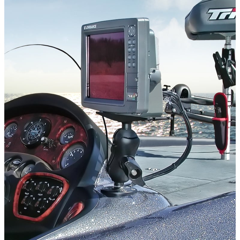 RAM Mounts Marine Mount for Mounting Bracket, GPS, Radio, Fishfinder - Thumbnail 3