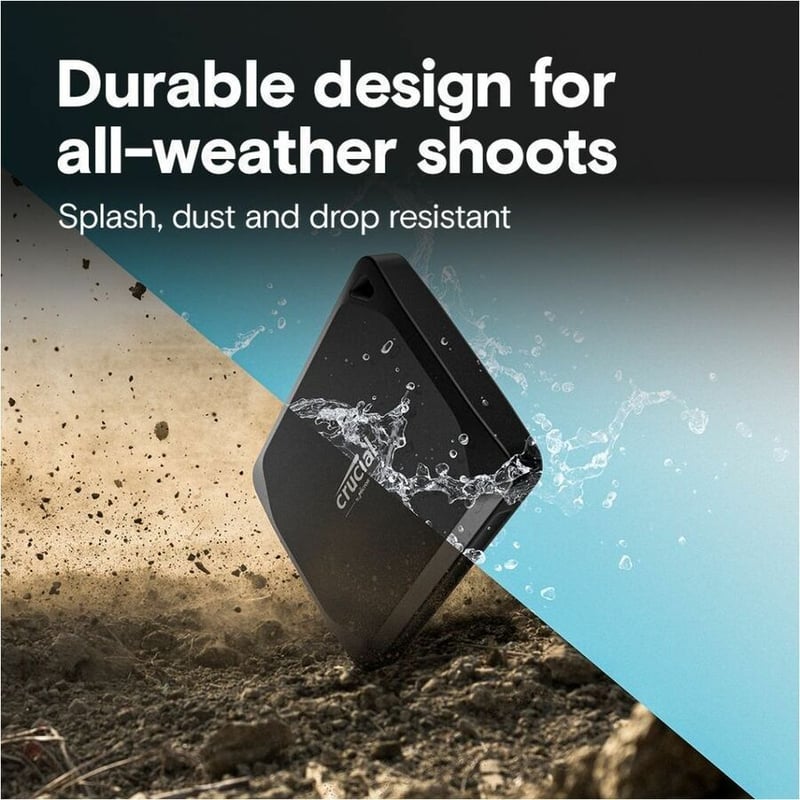 CRUCIAL X10 PRO 1TB PORTABLE SSD - Thumbnail 3