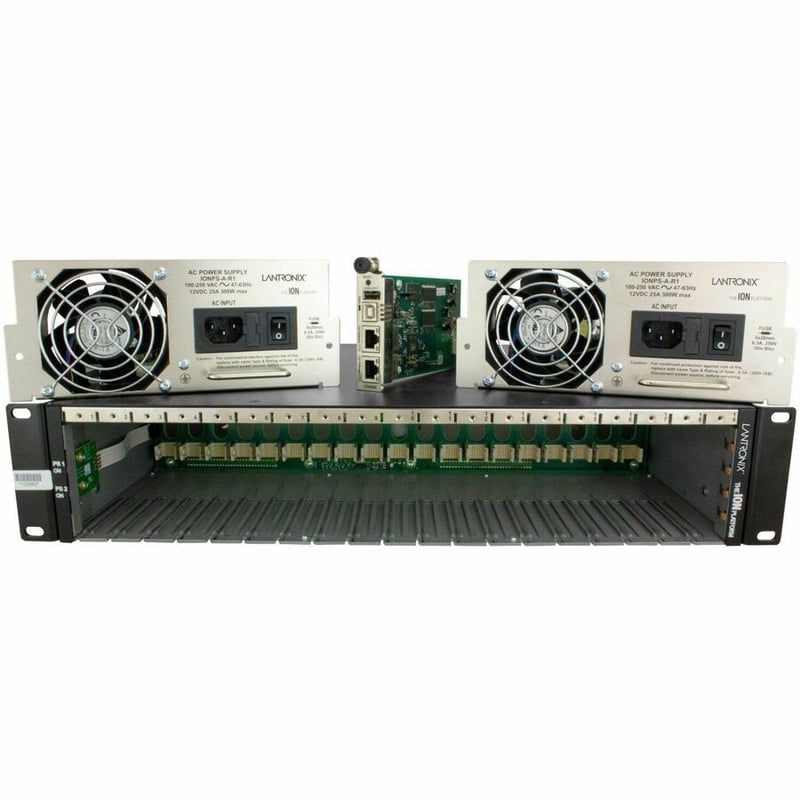 Lantronix 19-Slot Chassis for ION Slide-in Modules - Thumbnail 2