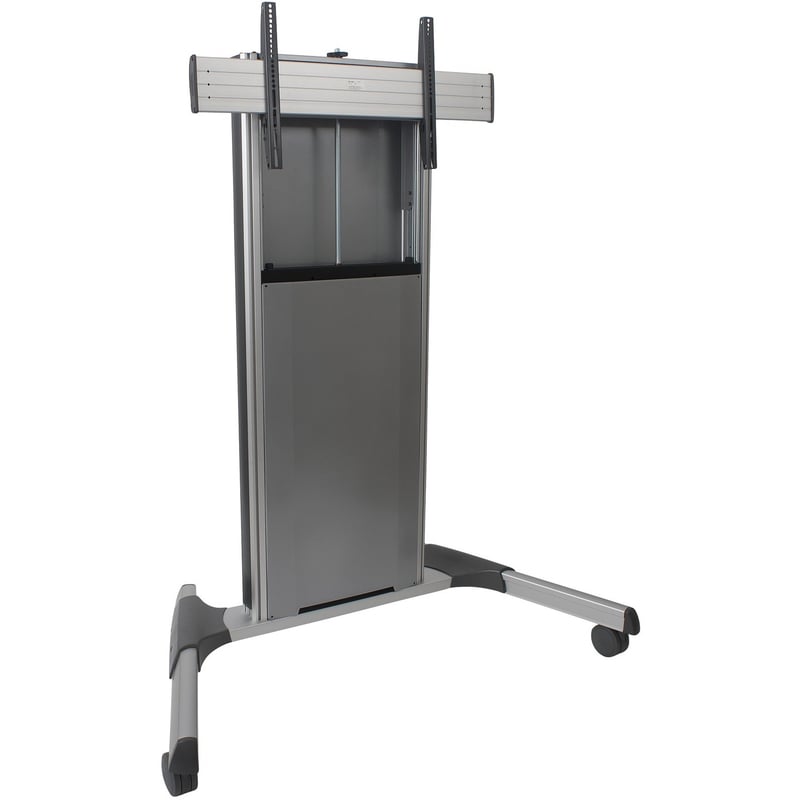 Chief Fusion Ultrawide Mobile Display Cart - For Displays 55-100" - Silver - Thumbnail 1