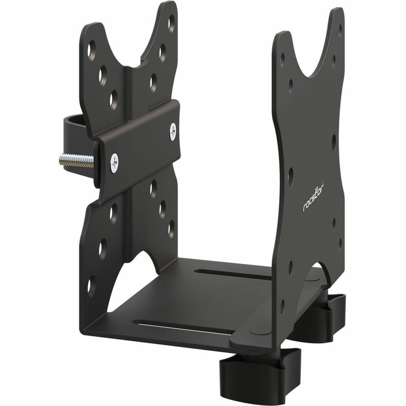 Rocstor Premium Y10N024-B1 Mounting Bracket for Mac mini, Thin Client, Mini PC, Docking Station, Monitor, USB Hub, CPU, Switch - Black - Thumbnail 3