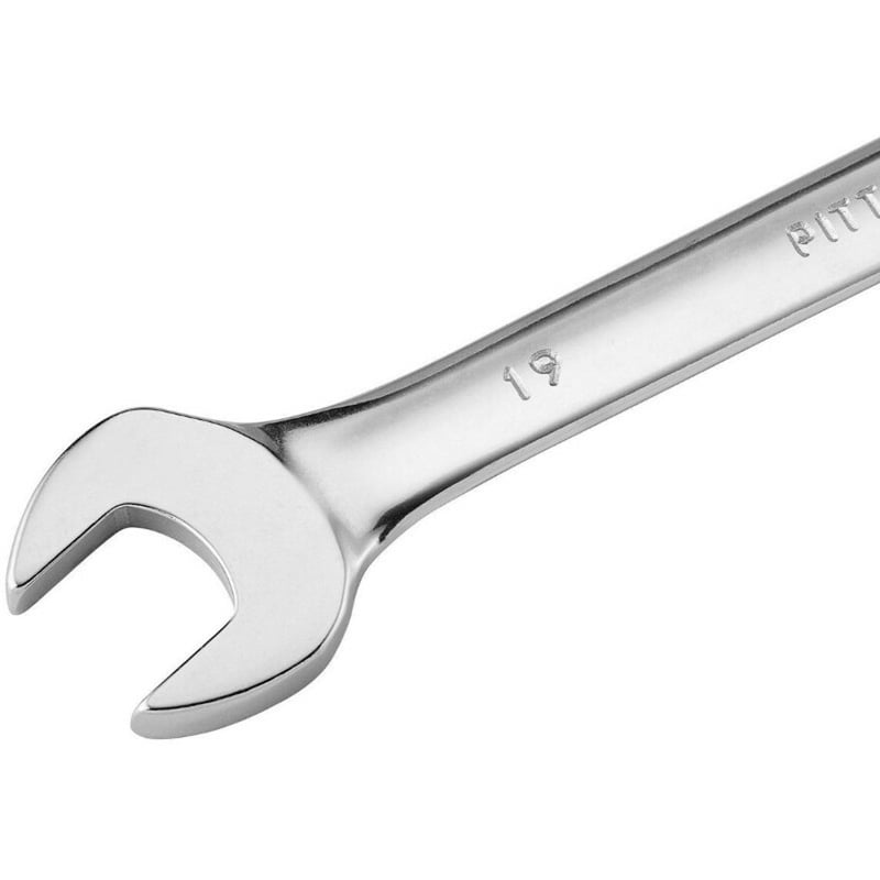 Pittsburgh Fully Polished Metric Combination Wrench Set, 9 Piece - Thumbnail 4