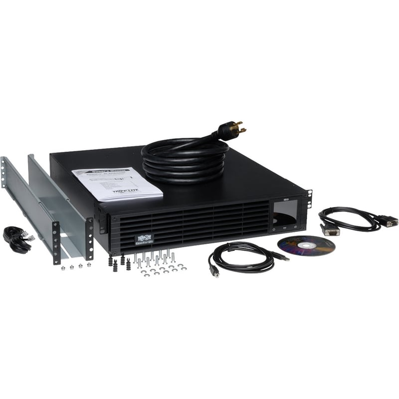 Tripp Lite by Eaton UPS TAA SmartPro 120V 3kVA 2.25kW Line-Interactive Sine Wave UPS 2U Extended Run Network Card Options LCD USB DB9 - Thumbnail 3