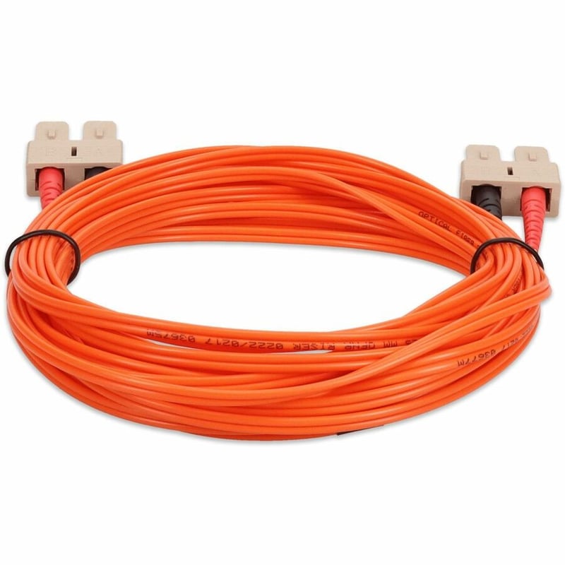 AddOn 4m SC to SC Orange OM1 Duplex OFNR (Riser-Rated) MMF Fiber Patch Cable - Thumbnail 4