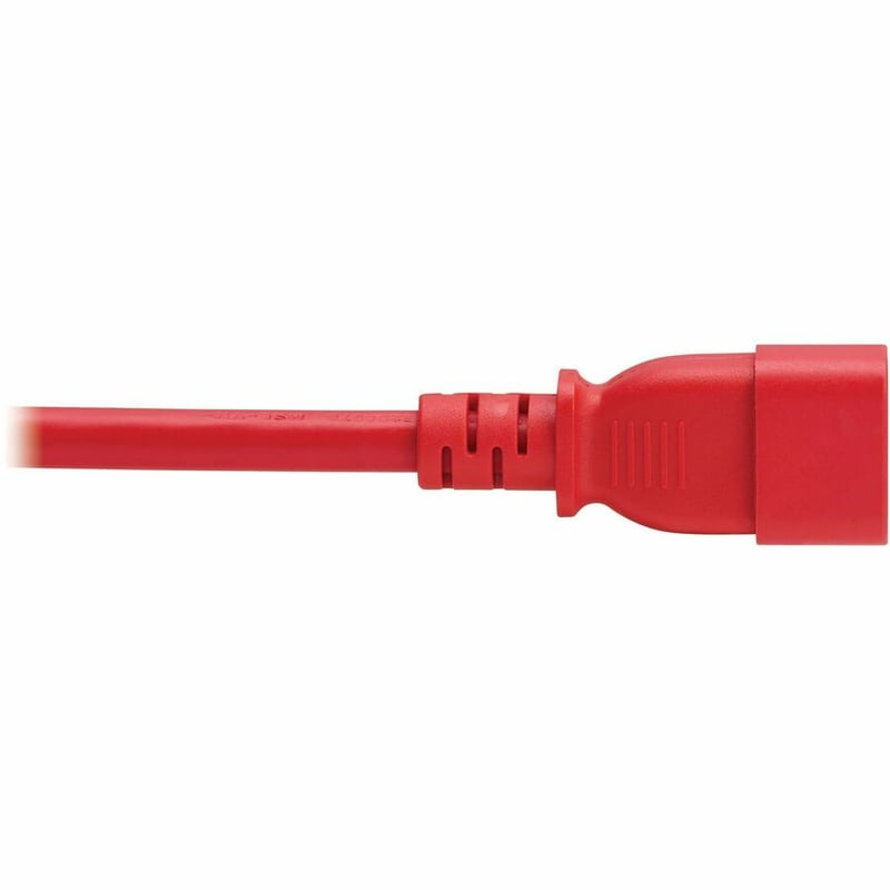 POWER CORD C14 C21 HEAVY-DUTY 15A 250V 14 AWG 6FT RED - Thumbnail 5