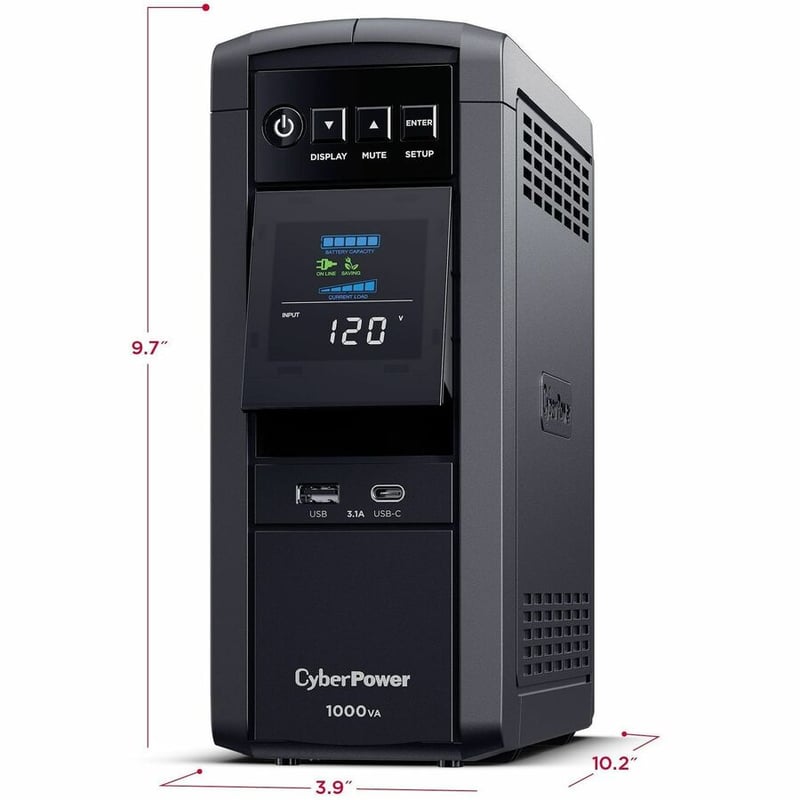 CyberPower CP1000PFCLCD PFC Sinewave UPS Systems - Thumbnail 3