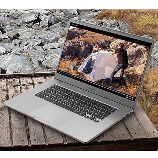 Samsung Chromebook 4+ XE350XBA 15.6" Chromebook - Full HD - 1920 x 1080 - Intel Celeron N4000 1.10 GHz - 4 GB Total RAM - 128 GB Flash Memory - Platinum Titan