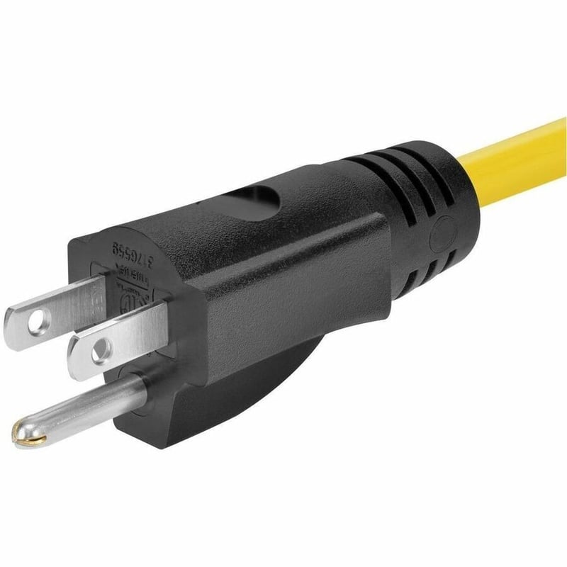 MONOPRICE OUTDOOR EXTENSION CORD - NEMA 5-15P TO NEMA 5-15R 14AWG 15A SJTW YELLO - Thumbnail 3