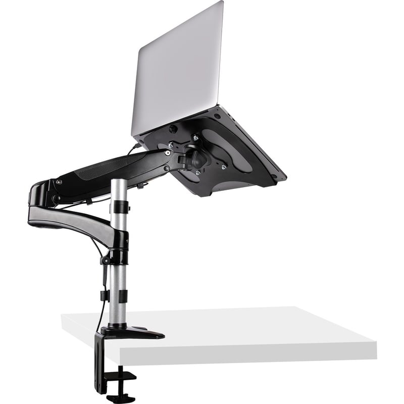 StarTech.com Desk Mount Laptop Arm, Full Motion Articulating Arm/Stand for Laptop or 34" (17.6lb/8kg) Monitor, VESA Mount Laptop Tray - Thumbnail 3