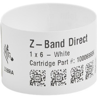 Zebra Wristband Polypropylene 1 x 11in Direct Thermal Zebra Z-Band Direct Red HC100 - Thumbnail 5