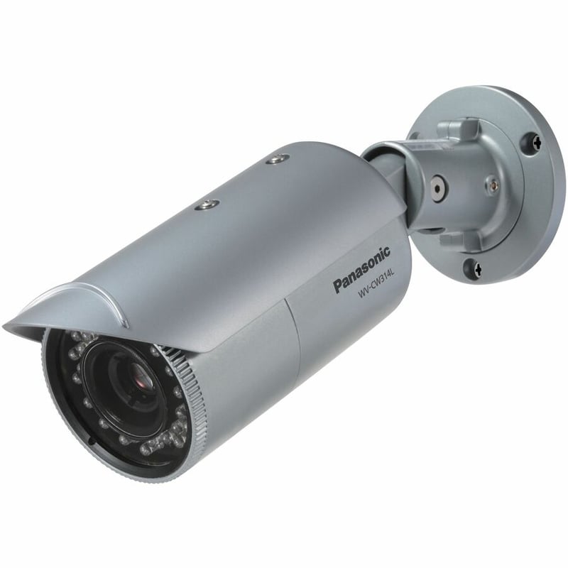Panasonic WV-CW314L Surveillance Camera - Monochrome, Color - Silver - Thumbnail 2