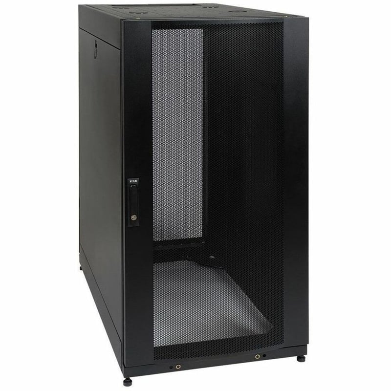 Tripp Lite by Eaton 25U SmartRack Standard-Depth Half-Height Server Rack Enclosure Doors and Side Panels - Thumbnail 1