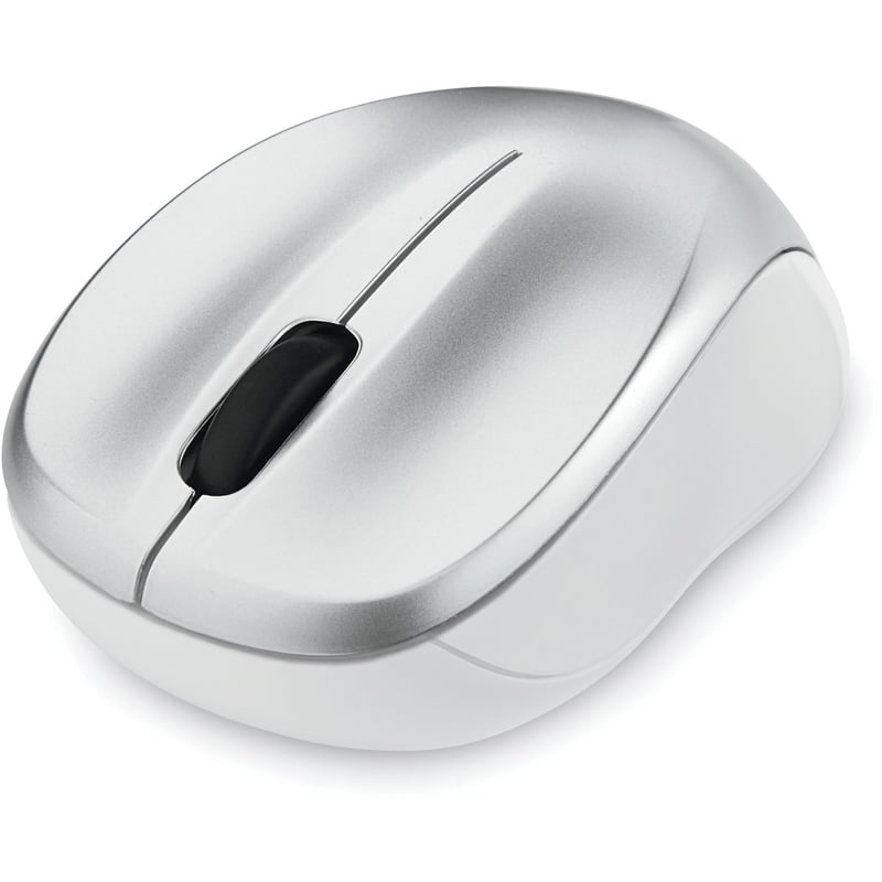 Verbatim Silent Wireless Blue LED Mouse - Silver - Thumbnail 1