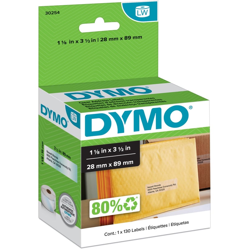 Dymo Clear Address Labels - Thumbnail 1